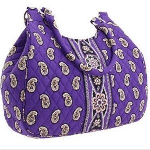 Vera Bradley Simply Violet Large Hobo